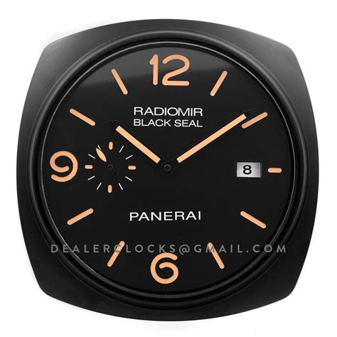 panerai wall clock replica|black panerai watch.